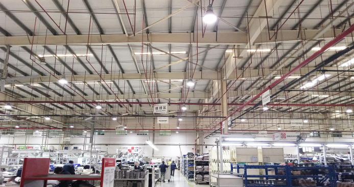 重慶辦事處精彩案例-李爾長(zhǎng)安（重慶）汽車(chē)系統(tǒng)有限責(zé)任公司改造成節(jié)能燈具